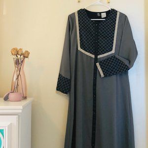 Beautiful Gray Abaya Dress